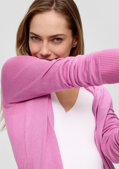 Produktbild s.Oliver Strickjacke Feinstrick-Cardigan aus reiner Viskose (36)