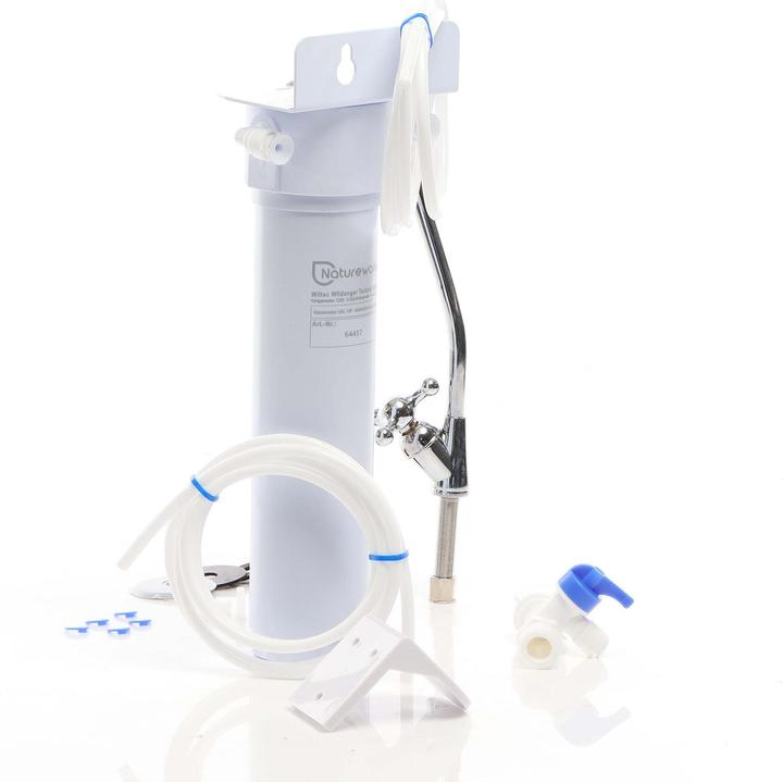 Produktbild Naturewater NW-1-GAC 1 Stufen Untertisch Wasserfilter Wasserhahn 5µ Aktivkohle