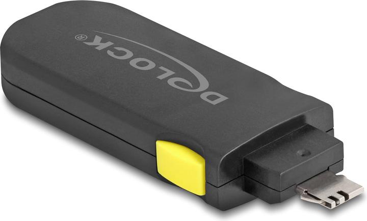 Actual product image Delock USB port blocker set for USB type A socket 4 pieces + V