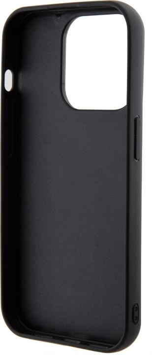 Actual product image Guess GUHCP15XPSQSQSK iPhone 15 Pro Max 6.7" czarny/black hardcase Quilted Metal Logo (Apple iPhone 15 Pro Max)