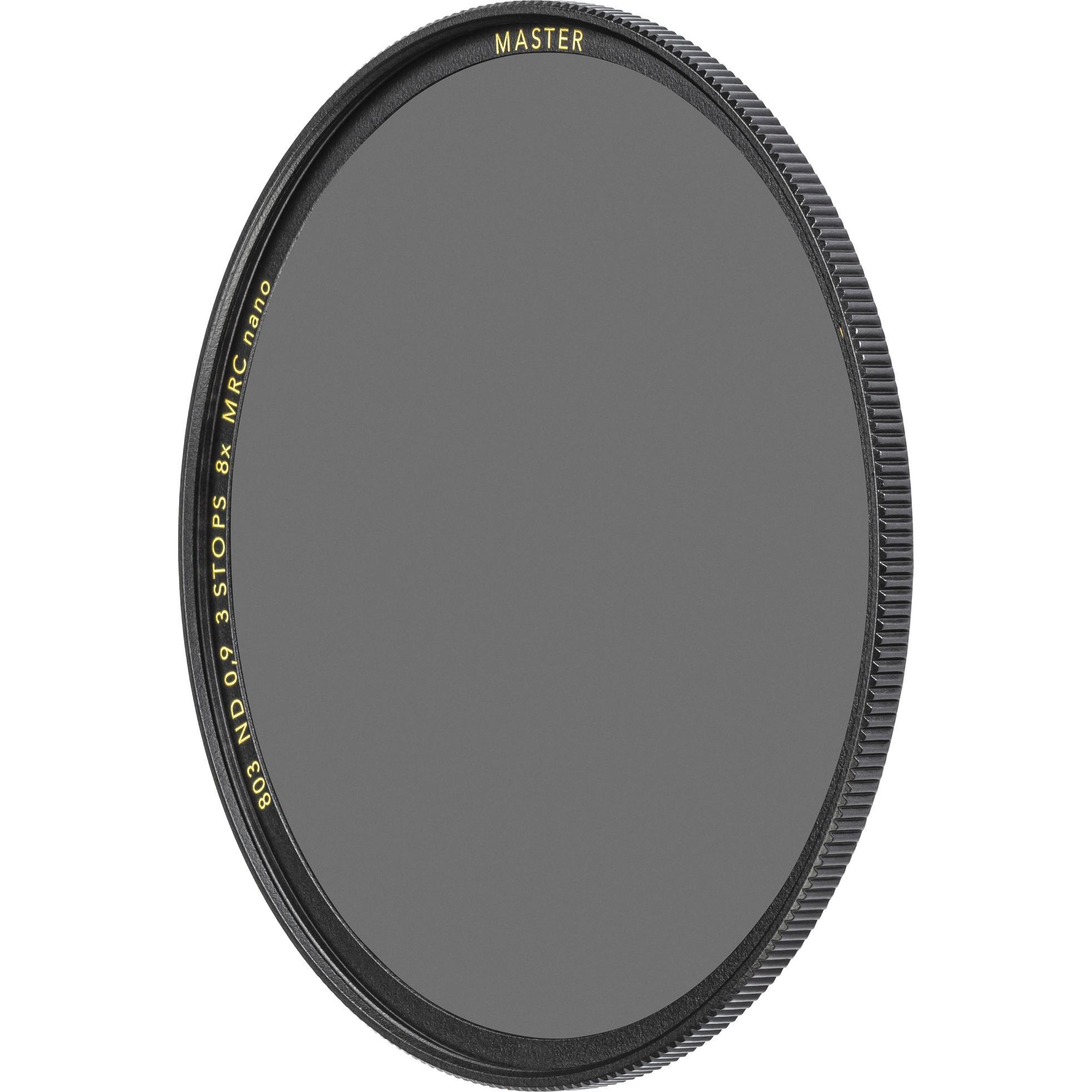 B+W ND 0,9 MRC nano MASTER 49mm (49 mm, ND- / Graufilter), Objektivfilter, Grau