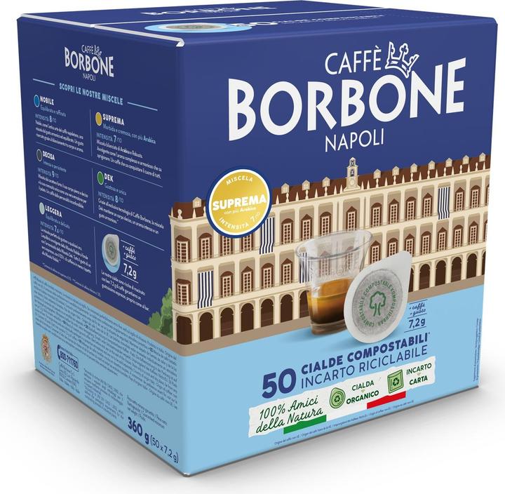 Actual product image Caffè Borbone Suprema Pods (50 x Port.)