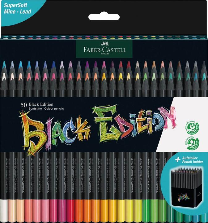 Immagine prodotto Faber-Castell Black Edition (Multicolore, 50 x)