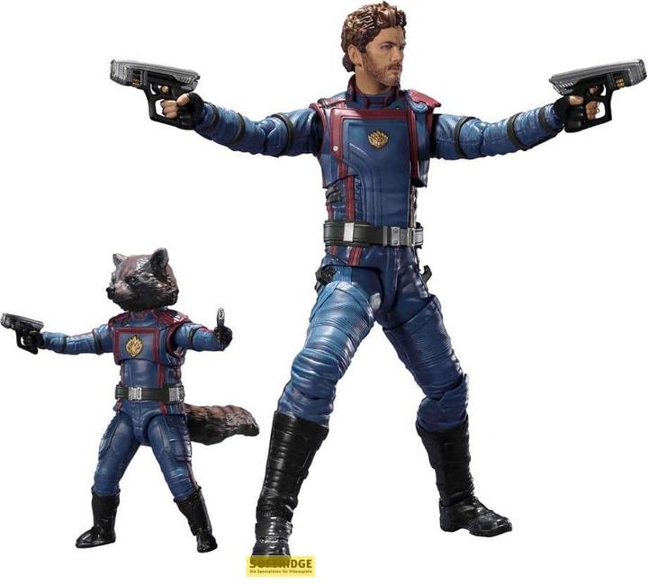 Image du produit Bandai GOTG 3 - Star-Lord & Rocket Raccoon - Figurine S.H. Figuarts 6-15cm