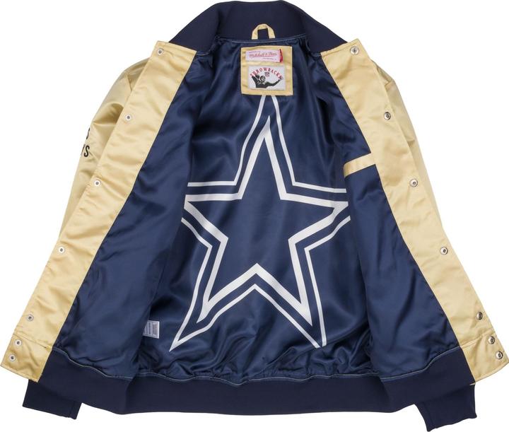 Produktbild Mitchell & Ness M&N Lightweight Satin Jacke - Dallas Cowboys gold - L (L)