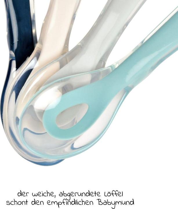 Actual product image Beaba Rainbow spoon set