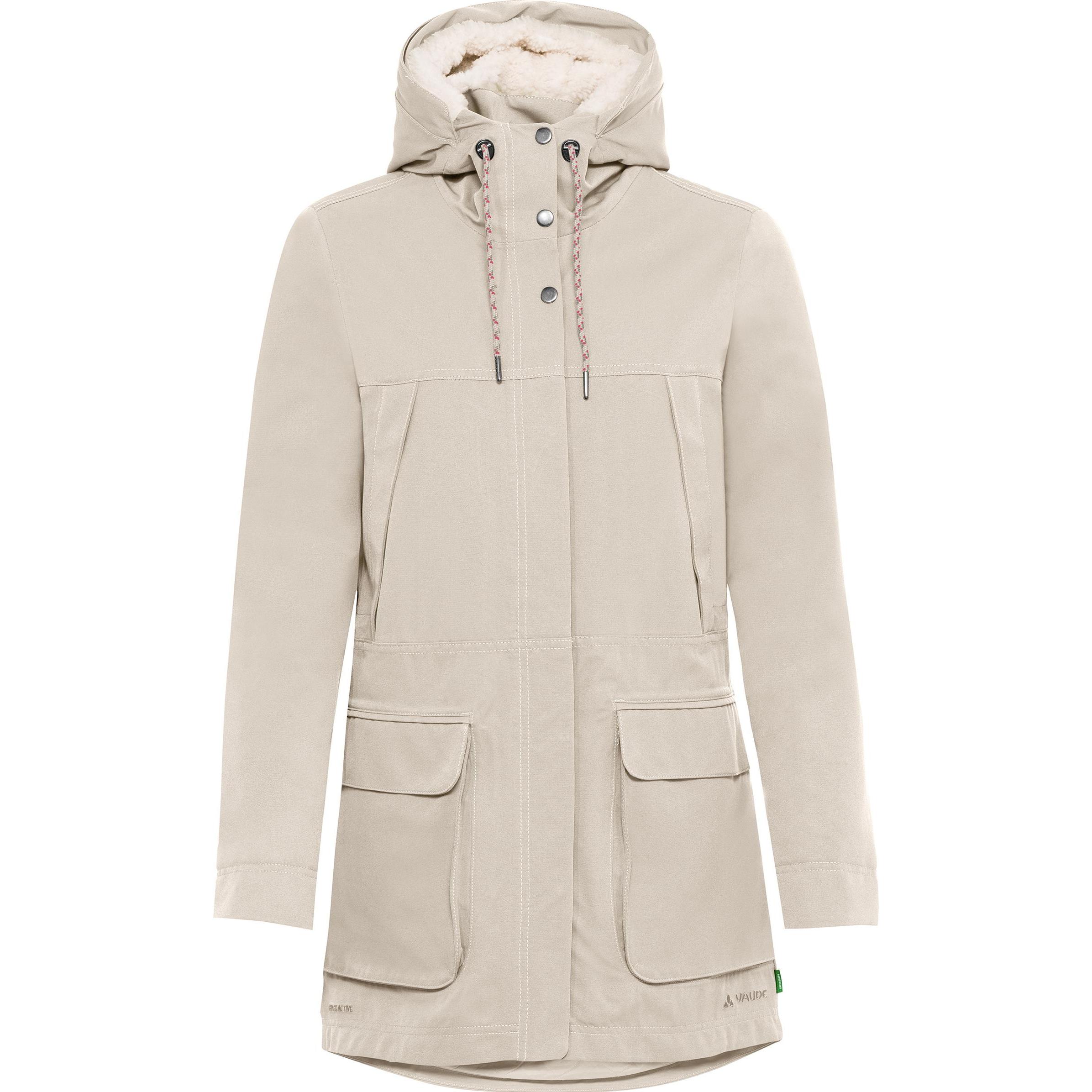 Vaude, Damen, Jacke, Women's Manukau Parka II (42, L), Beige, 42, L