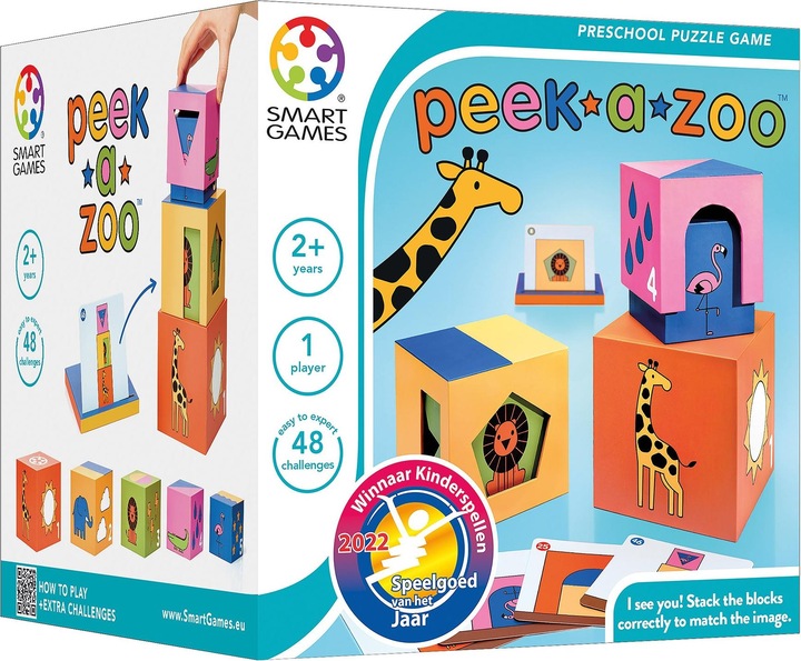 Actual product image Smart Games Peek A Zoo (English, German, Italian, French)