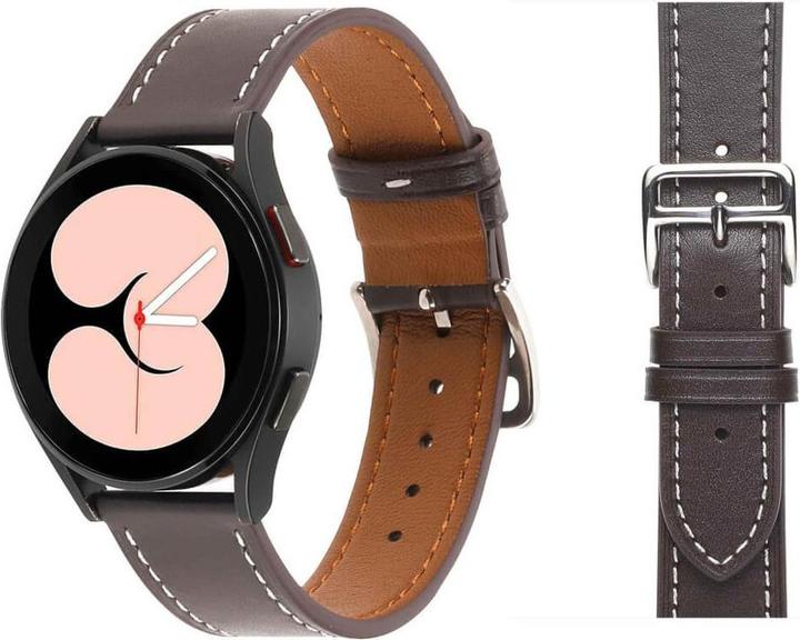 Produktbild Cover-Discount Galaxy Watch 5 - Lederarmband braun (Kunstleder)