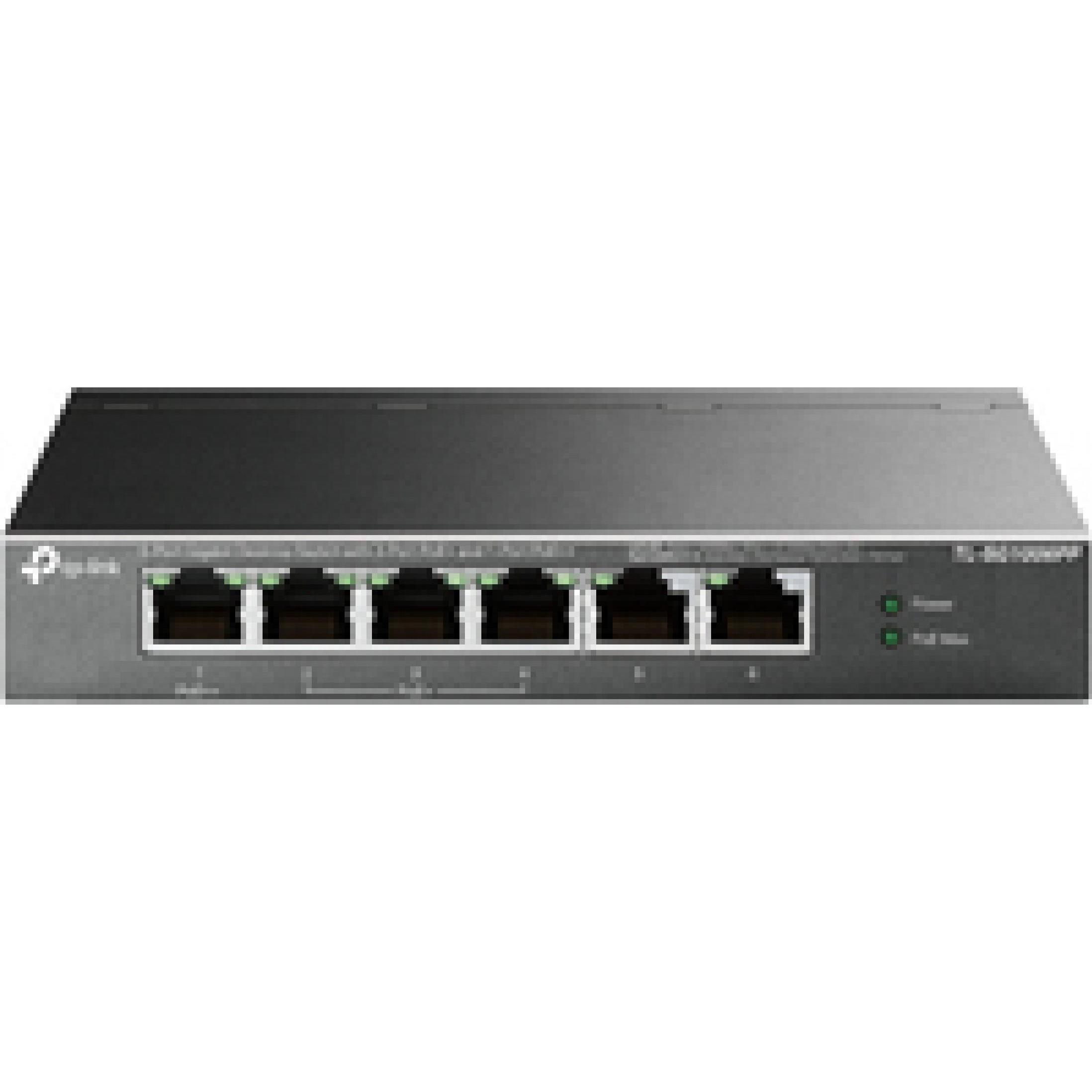 Thumbnail - TP-Link TL-SG1006PP - Gigabit-PoE-Switch (6 Ports), Netzwerk Switch, Schwarz