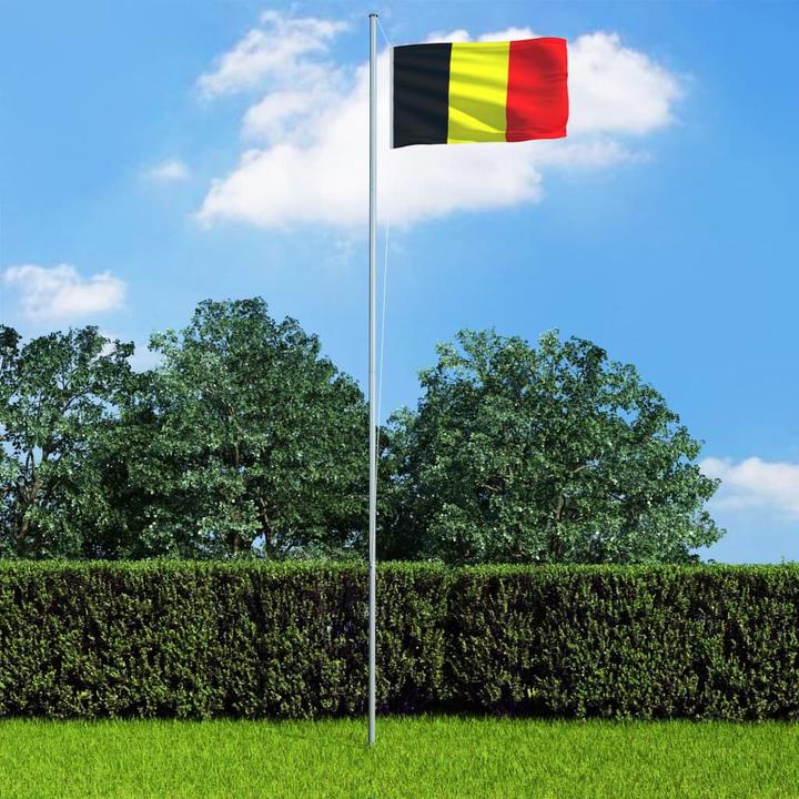 Actual product image vidaXL Belgien Flagge (150 x 90 cm)