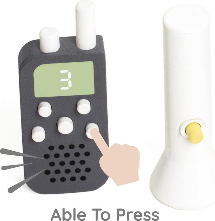 Immagine prodotto Classic World Set da gioco per pompieri in legno, 8 pezzi.