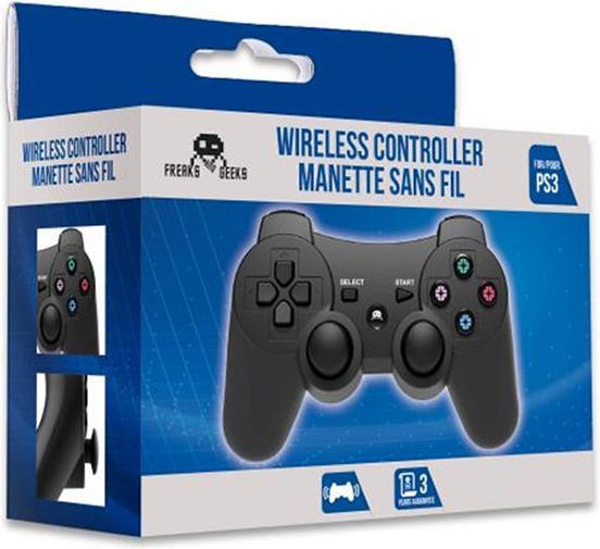 Produktbild Freaks and Geeks Schwarzes Bluetooth V2 Gamepad (PS3)