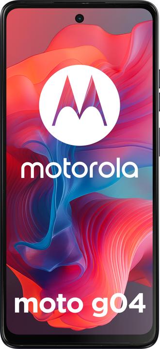 Produktbild Motorola Moto g04 4Gb 128Gb 6,56" Dual (128 GB, Concord Black, Schwarz, 6.56", Dual SIM, 4G)