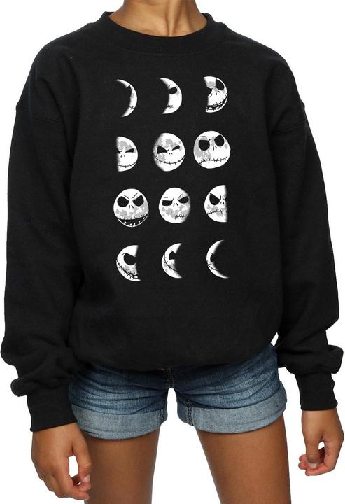 Produktbild Disney Nightmare Before Christmas Jack Moon Sweatshirt Mädchen (140, 146)