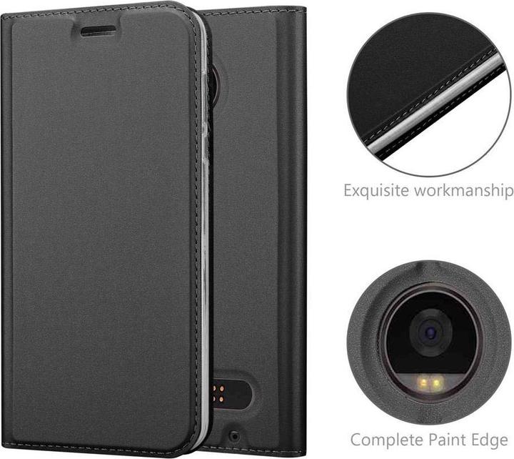 Actual product image Cadorabo Book Classy Style Cover (Motorola Moto Z2)