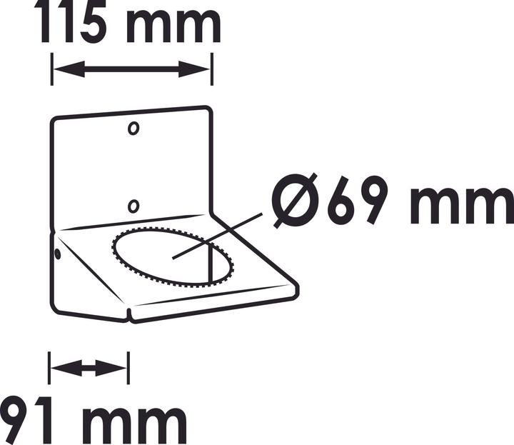 Actual product image Vigor Impact Wrench Holder Incl. Edge Protection