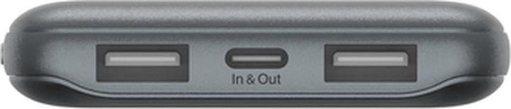 Actual product image Belkin 10k power bank 15w space grey (10000 mAh, 15 W, 37 Wh)