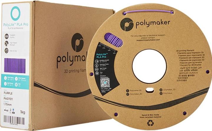 Immagine prodotto Polymaker PolyLite PLA PRO viola 1,75 mm 1 kg (1.75 mm, 1000 g)