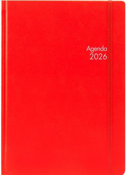 Produktbild Simplex Wochenagenda Simply Flex 15 x 21 cm, 2026, Rot (15 x 21 cm, 1 Tag / 1 Seite)