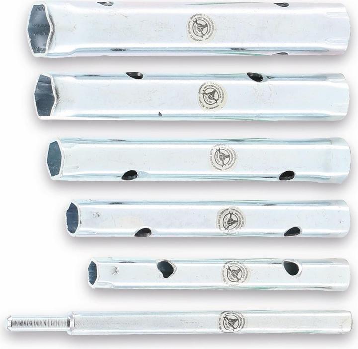 Productafbeelding BGS Pijpsleutelset | SW 8 x 9 - 16 x 17 mm | 6 stuks. (8 mm, 10 mm, 12 mm, 14 mm, 16 mm)