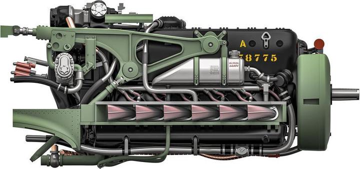 Actual product image Airfix Messerschmitt Bf109G-5/G-6