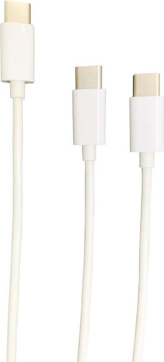 Actual product image Steelplay Dual Play & Charge Cable for Controller 3m White PS5 (PS5)