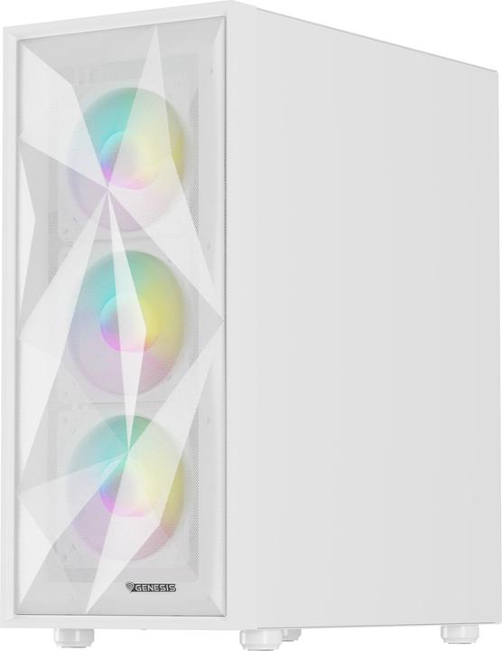 Image du produit Genesis Obudowa Diaxid 605 ARGB biała (NPC-2173) (ATX, mATX, Mini-ATX)
