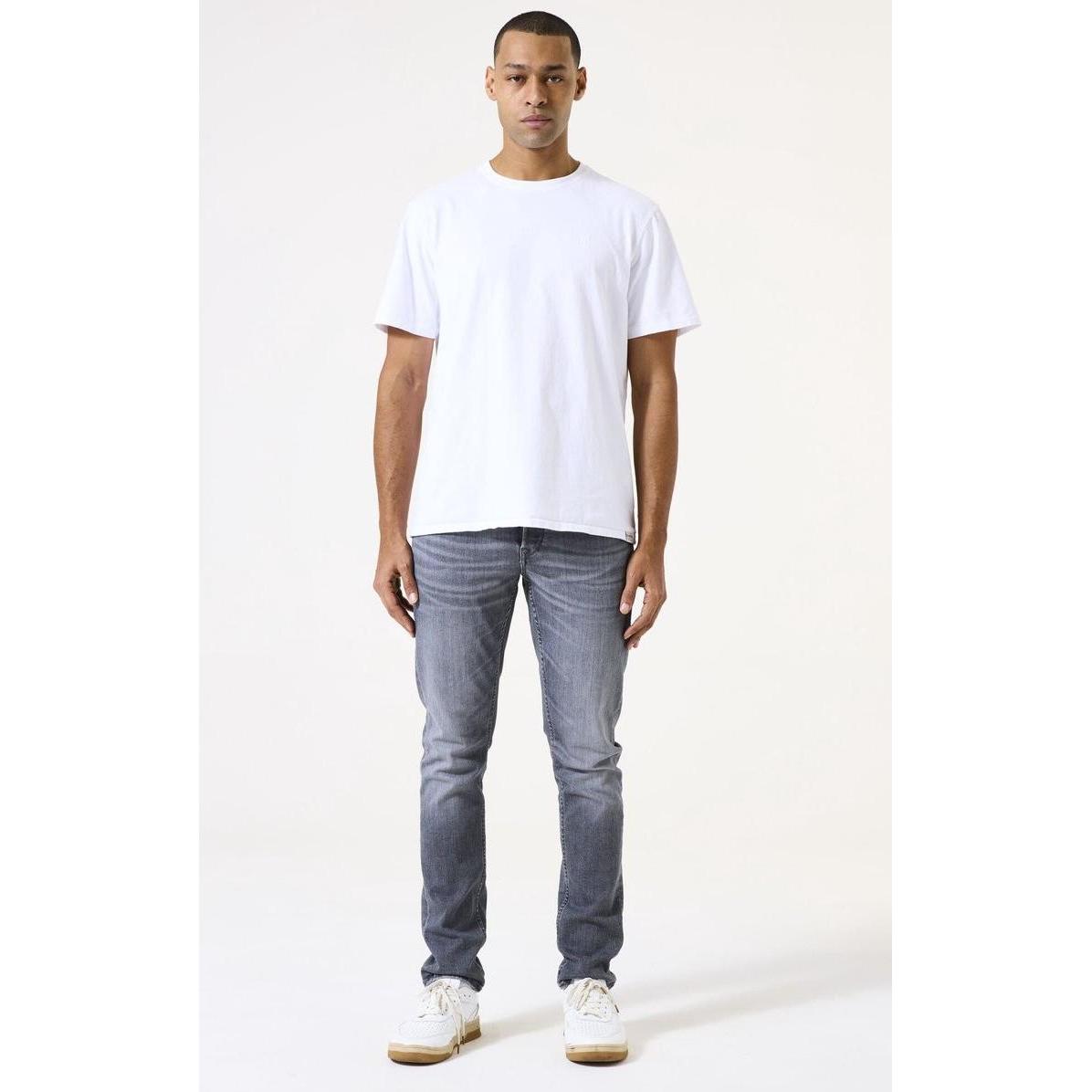 Garcia, Uomini, Jeans, Savio slim Heren Jeans - Maat 33/32, Grigio, (W33/L32)