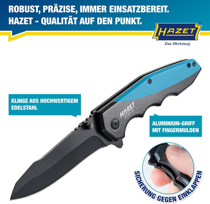Produktbild HAZET Klappmesser 2157-3 ∙ 201 mm (Cutter)