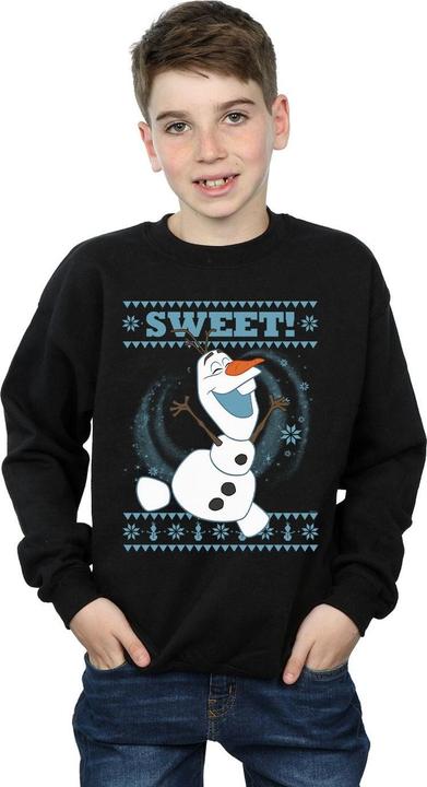 Actual product image Disney Boys Frozen Olaf Sweet Christmas Sweatshirt (104)