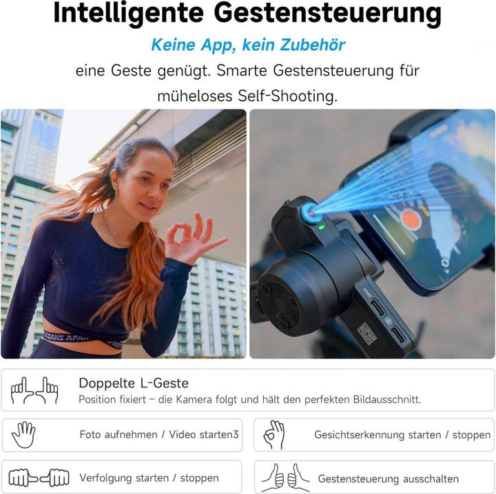 Actual product image Feiyu SCORP-Mini3 Pro 3-Axis Handheld Gimbal for Camera (Action camera, Single-lens reflex camera, Smartphone, System camera, 2 kg)