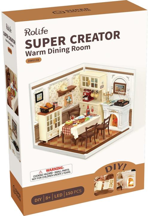 Actual product image Robotime Warm Dining Room