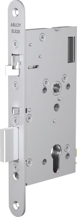 Assa Abloy Elektro- Sicherheitsschloss EL 520, DM 65, Stulp 20x235 mm, Edelstahl-Effekt