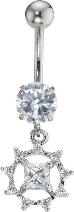 Bijouteria Bauchpiercing (Zirkonia, Chirurgenstahl 316L)