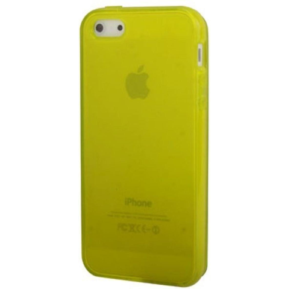 König Design Handy Hülle Schutz Case Cover Schale Bumper Etui für Apple iPhone SE Gelb Neu (Apple iPhone SE), Smartphone...