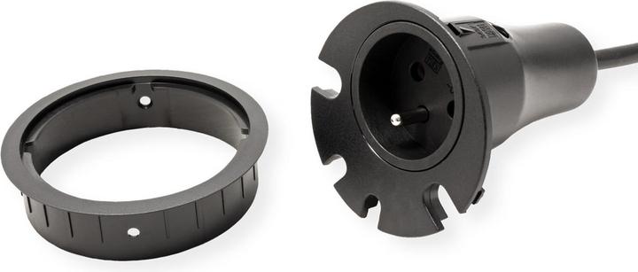 Actual product image Bachmann 938.002 LOOP IN 1xUTE 4xKBD sw 2.0m CEE7/7 (1 x, CEE 7/5, 2 m)