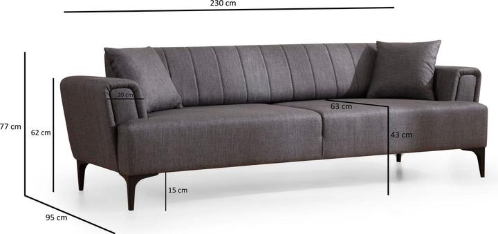 Produktbild Atelier del Sofa Hamlet (3-Sitzer)