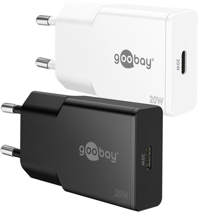 Produktbild Goobay USB-C PD GaN Schnellladegerät Slim 20 W (20 W, 1 Port)