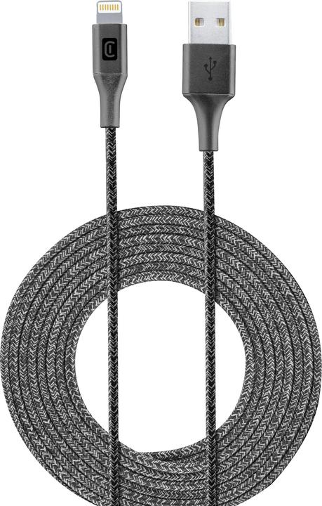 Produktbild Cellularline Long Cable 250cm - USB to Lightning (2.50 m)