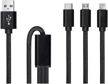 Immagine prodotto Sunslice Cavo Trident 3-in-1 (1 m, USB 3.2 Gen 1, 12 W)