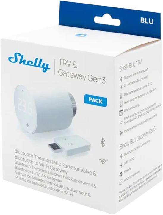 Immagine prodotto Shelly BLU TRV x2 + BLU Gateway Gen3