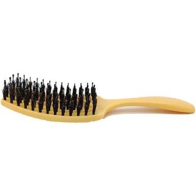 Olivia Garden, Haarbürste + Kamm, Care Mini Detangling Brush for Kids Yellow with Boar Bristles