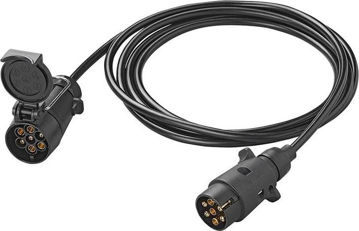 ProPlus Verlängerungskabel 3M mit Stecker und Steckdose 7-polig (3 m)