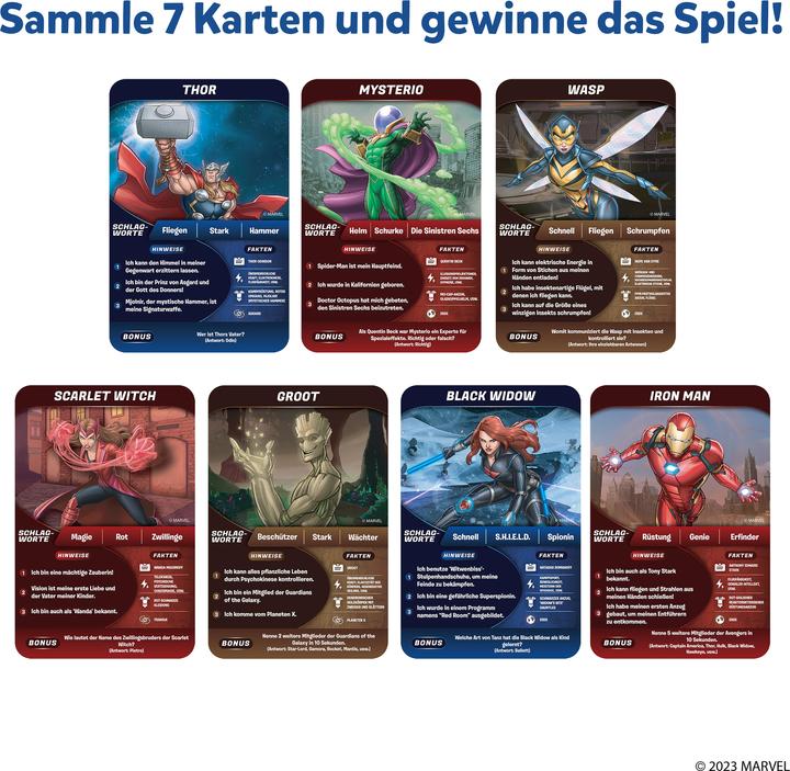 Actual product image HCM Kinzel Marvel - 10 guesses (German, 2 - 6 Players)