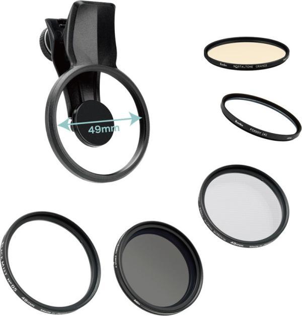 Image du produit Kenko Exapro Smartphone Filter Clip 49mm (Support de filtre obectif, 49 mm)