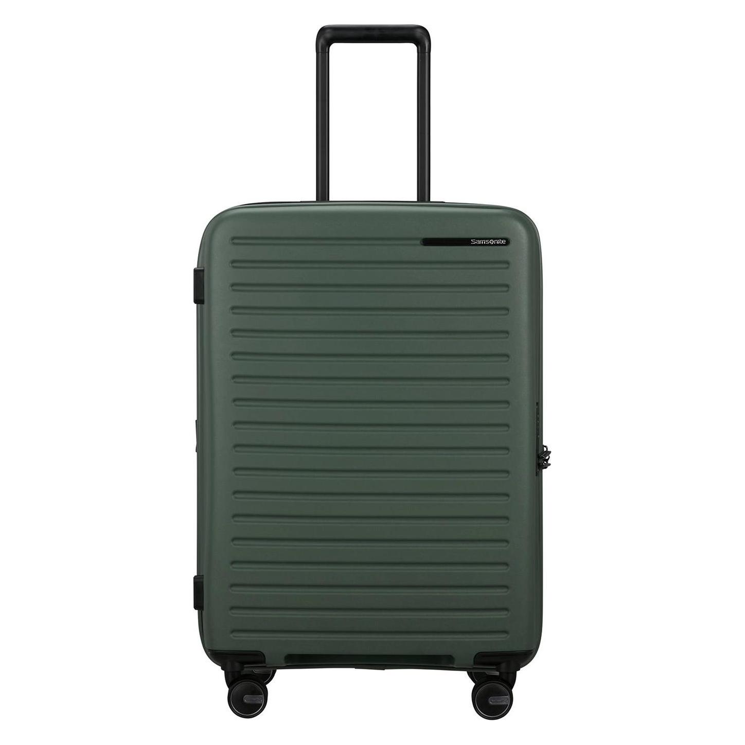 Samsonite, Koffer, Gerepareerde Trolley Met 4 Wielen, Groen, (71 l)