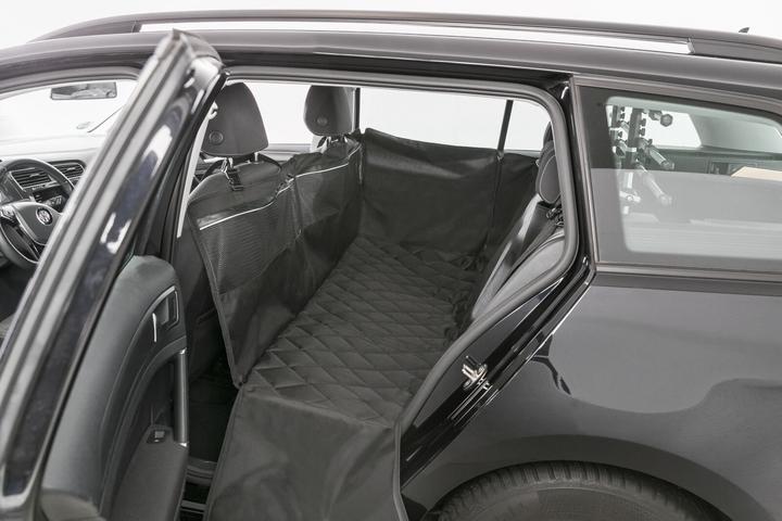 Actual product image Trixie Car Protection Blanket With Side Panels, 1.55 x 1.30 m, black (Dog, Washable)