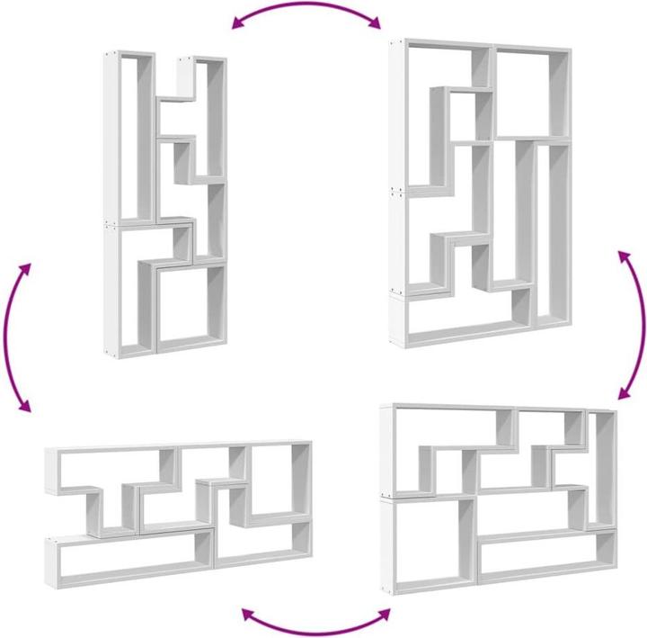 Actual product image vidaXL Wall shelf (96 x 12 x 64 cm)