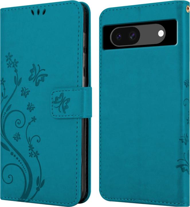 Actual product image Cadorabo Case for Google Pixel 8A Flower Book (Google Pixel 8a)